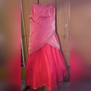 Glam gurls size 24 pink prom dress